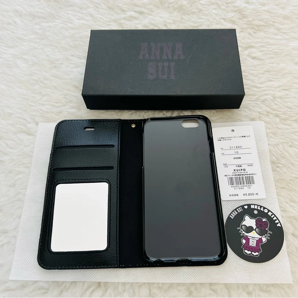Anna Sui Hello Kitty Colaboration Cards/Mirror/Phone Case w/ Box